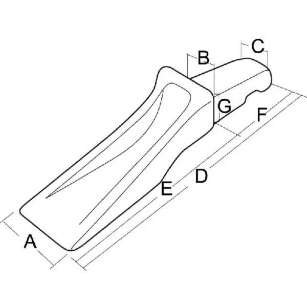 Dinti cupa Bofors 25 cm