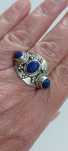 Inel argint model deosebit cu lapis lazuli