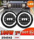 Лед LED Халоген за мотор , за джип 180W ,9-32V DC