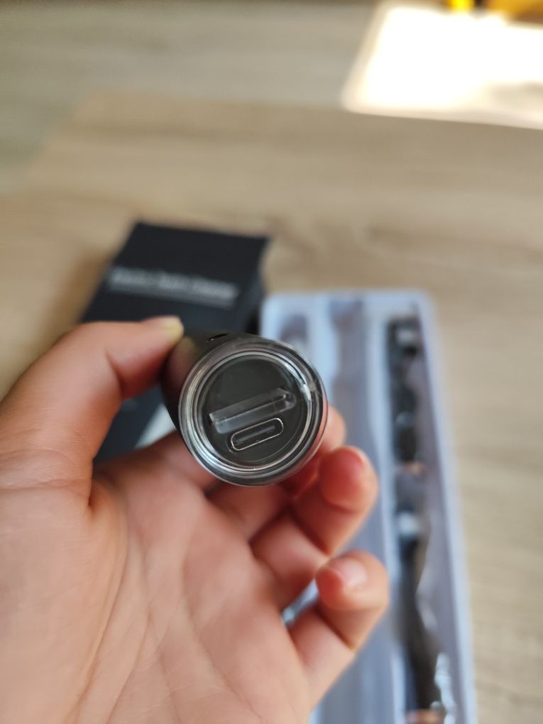 USB електрическа четка за зъби и зъбен камък 5 накрайника и огледалце