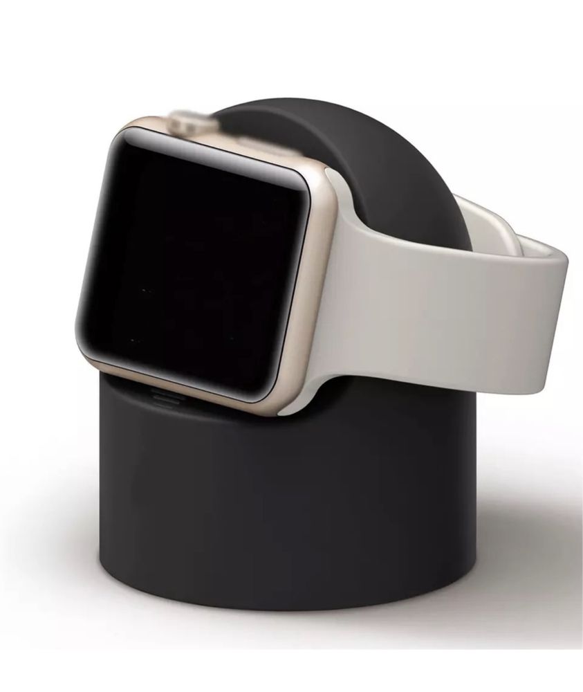 Suport Dock Din Silion Pentru Cablu Incarcare Ceas Apple Watch Iphone