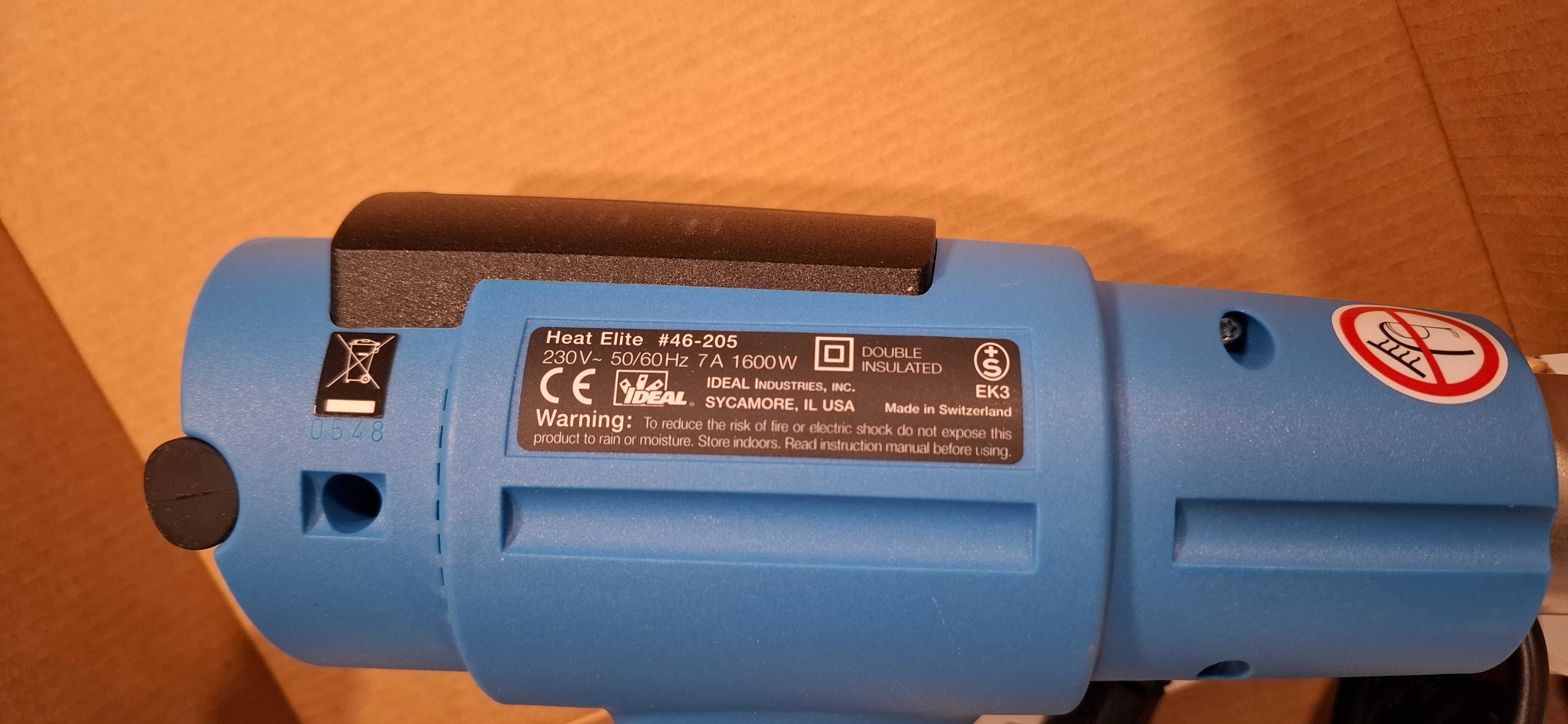 Професионален пистолет за горещ въздух 1600W - 350-500C - Швейцария