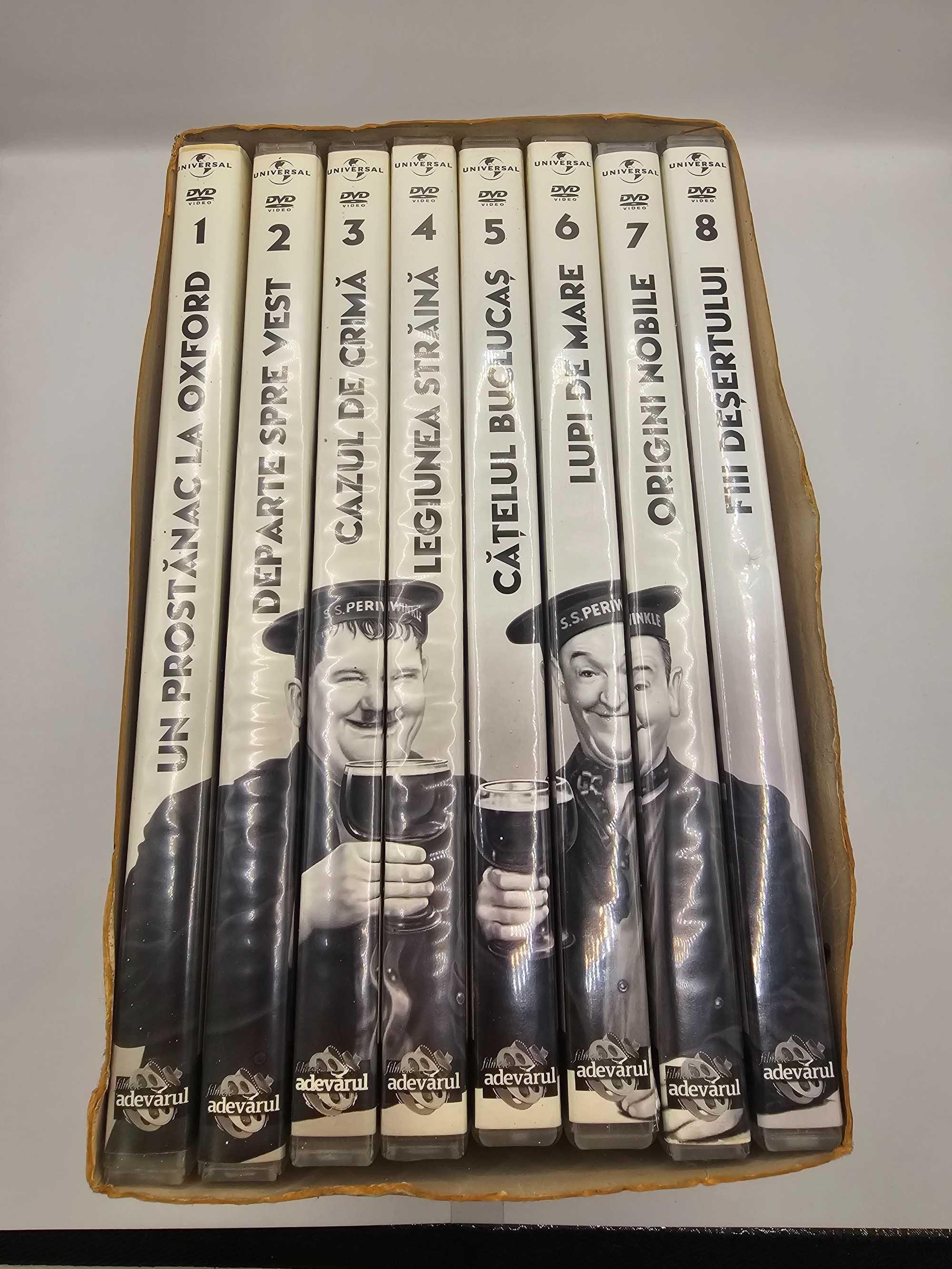 Colectia Adevarul 8 DVD Stan si Bran Cascadorii Rasului