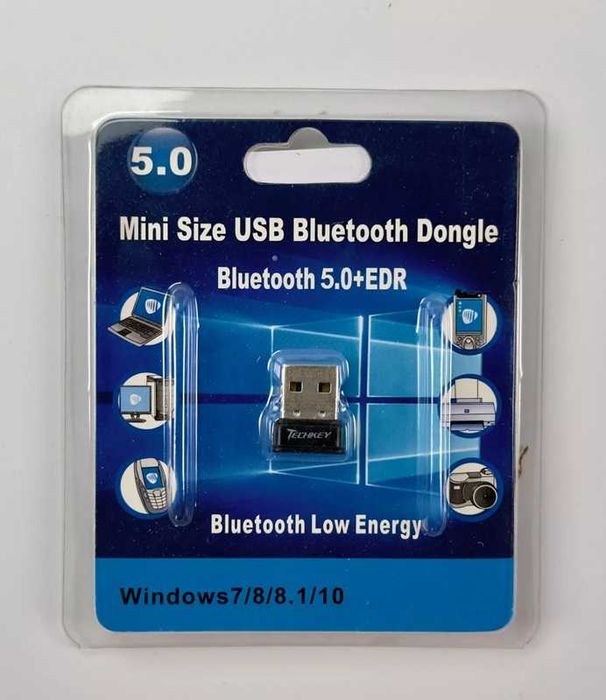 USB Bluetooth 5.0 адаптер (мини донгъл) – Bluetooth за Windows