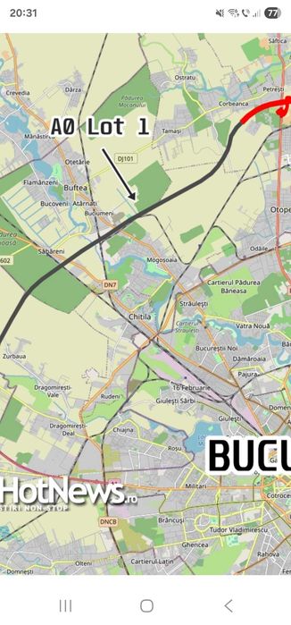 Teren intravilan curti constructii Darza pentru casa sau duplex