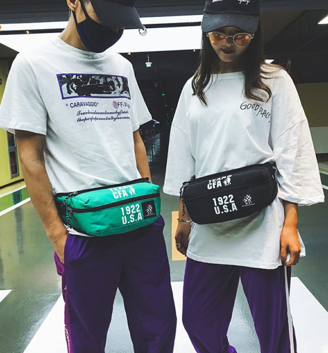 мъжка чанта Ганстер USA TEXAS за през кръст или гърди 2 отделения цип