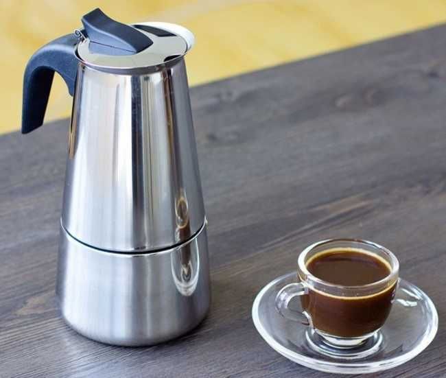 Иноксова кафеварка Индукционна, Газов, керамичен котлон