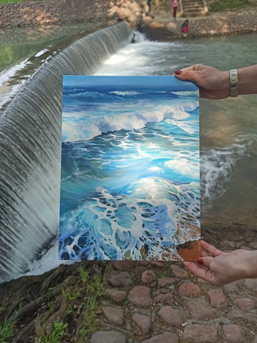 Картина. Море. Акрил.