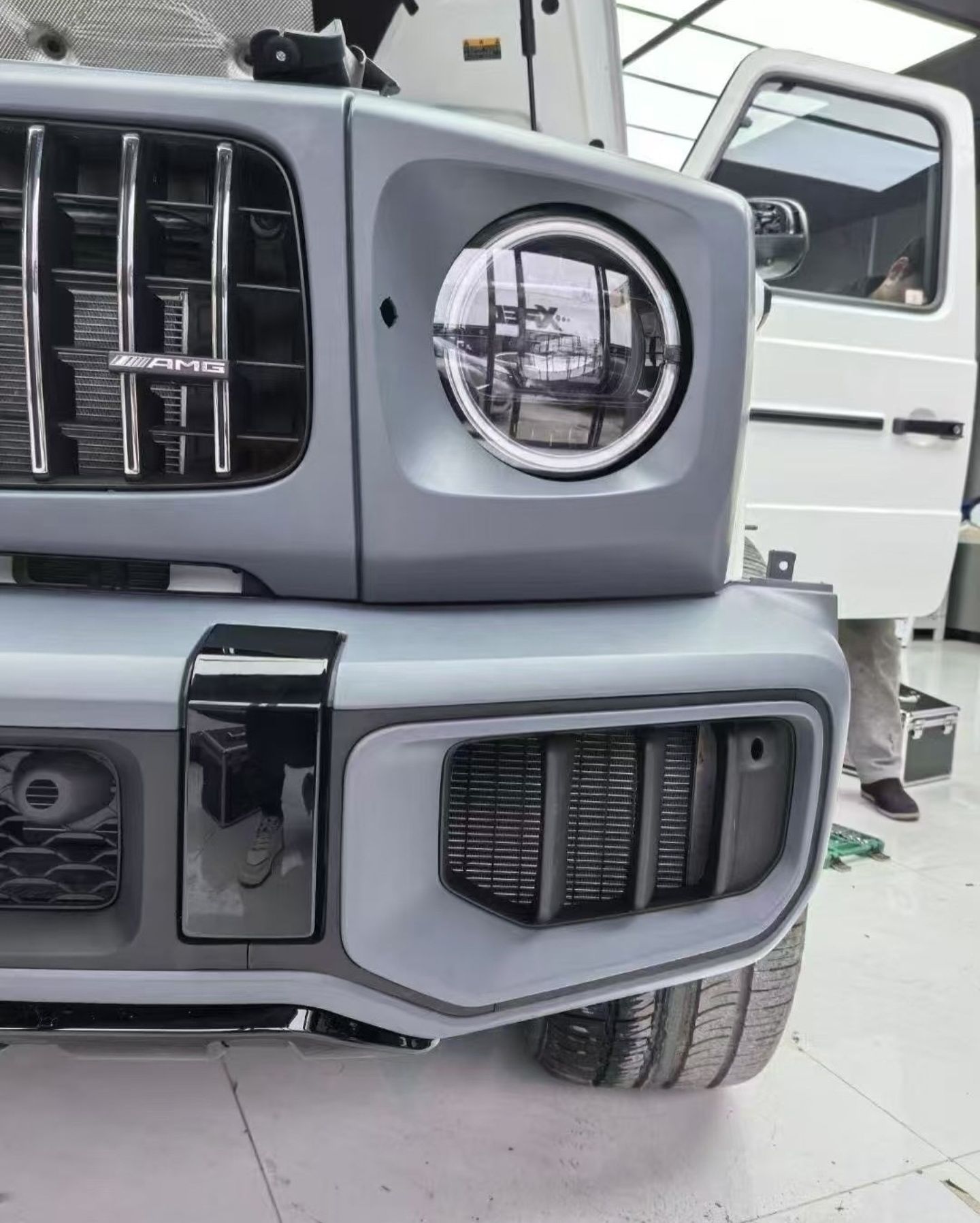 W465 предна броня решетка раздувки W464 G63 AMG