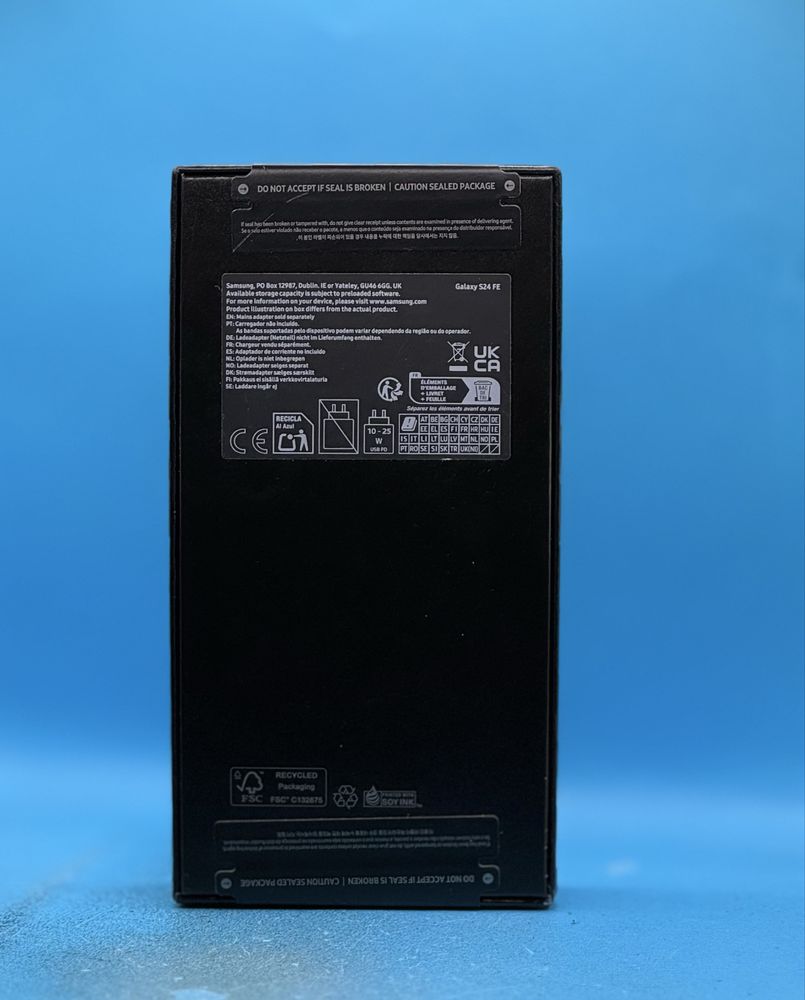 НОВ!!! Samsung Galaxy S24 FE, 8GB RAM, 128GB, 5G, Graphite