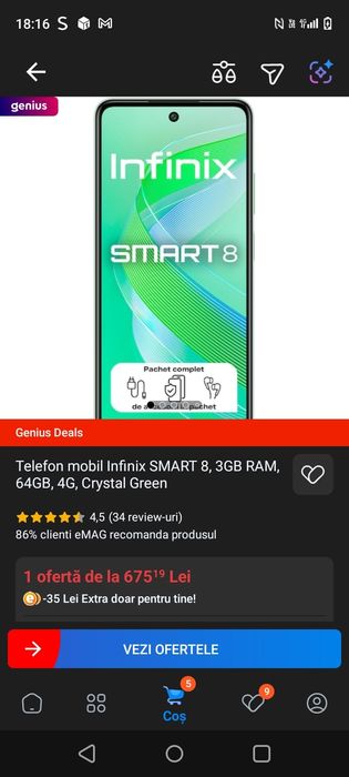 Telefonul este aproape nou fără zgârieturi sau urme de uzura