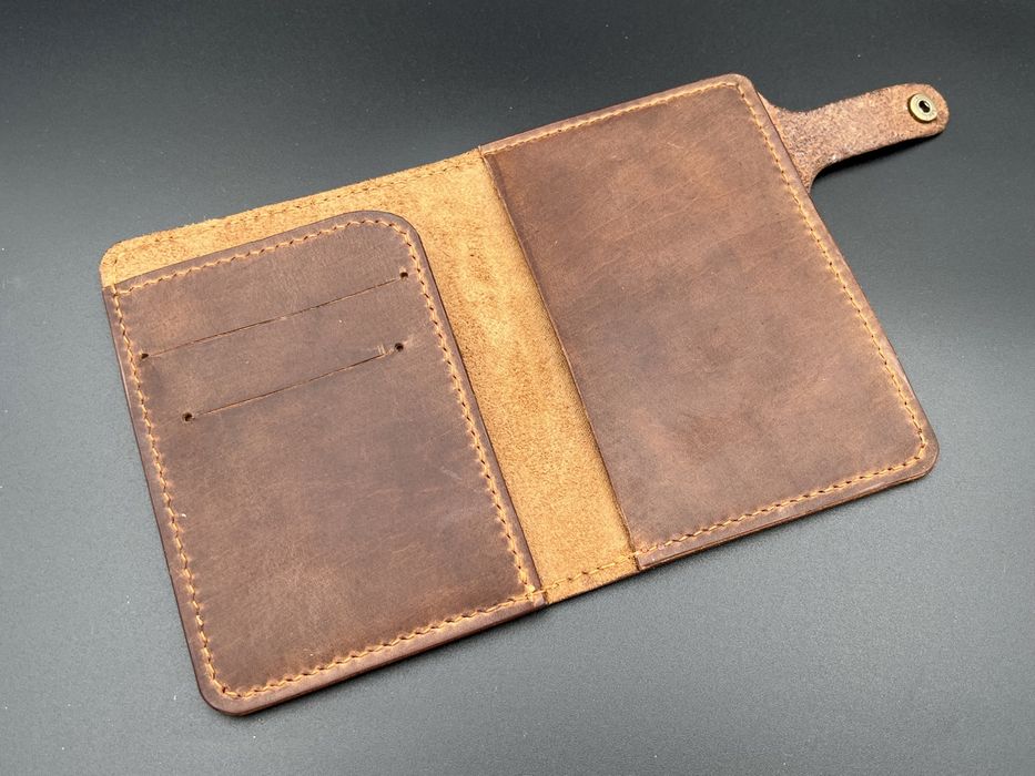 Vand portofel/husa/toc din piele crazy horse pentru pasaport