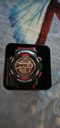 ceas gshock negru cu roz in cutie nou