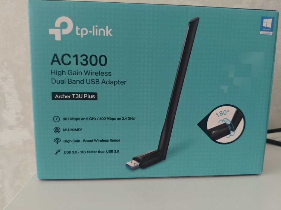 Вай фай адаптер Tp link archer tu3 plus