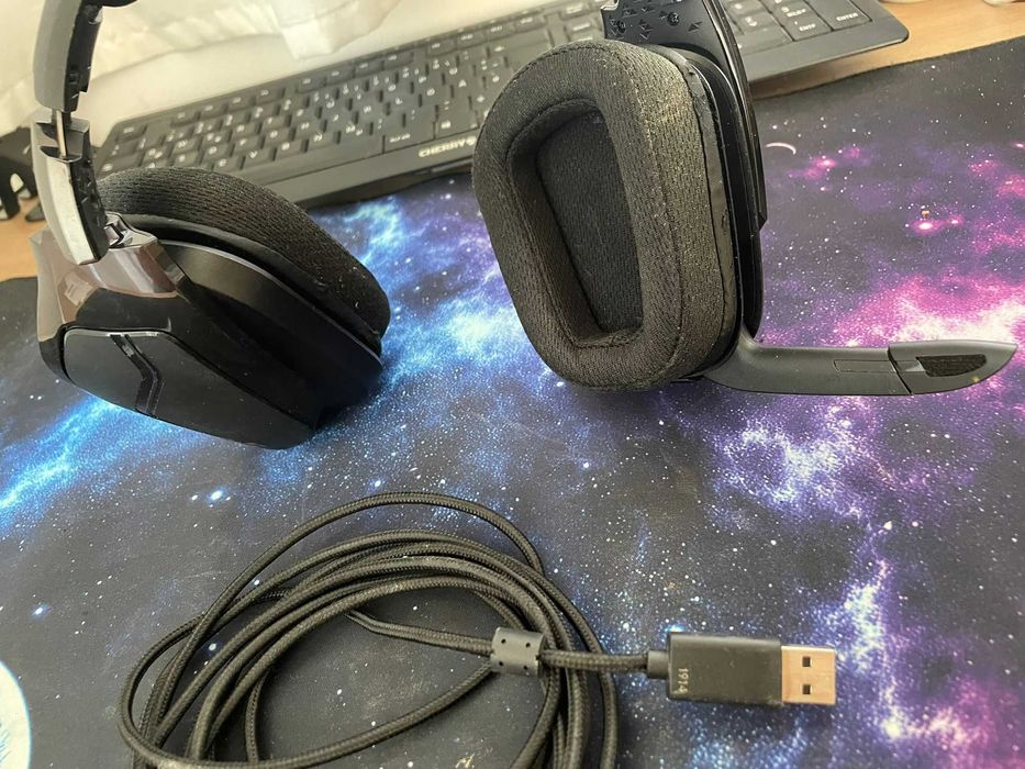 Casti Gaming LOGITECH G635, 7.1 surround, multiplatforma, 3.5mm, negru