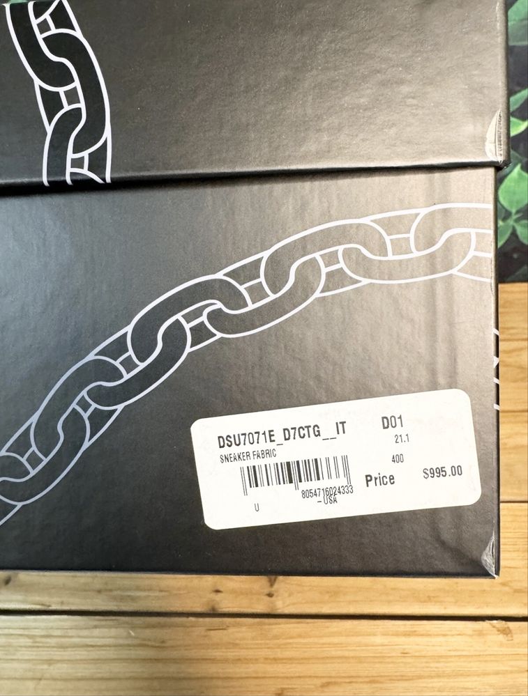 Versace Chain Reaction Triple White 40 (fit 40-41)