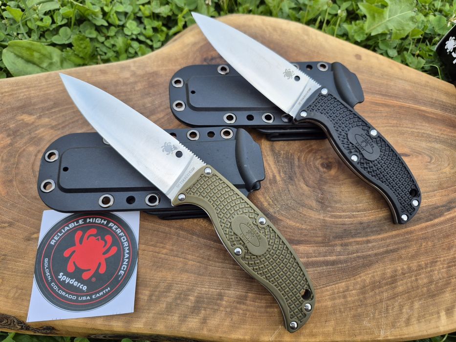 Тактически нож Spyderco Enuff FB31,фиксирана фултанг острие,два цвята