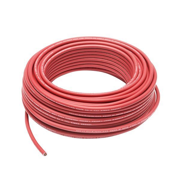 Кабел за соларен панел 4мм x 30м червен 1.5kv, h1z2z2-k breckner germa
