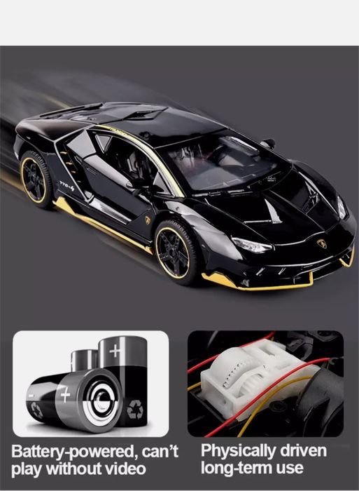 Метални реалистични модели на Lamborgini Veneno i LP770-4 Police Lambo