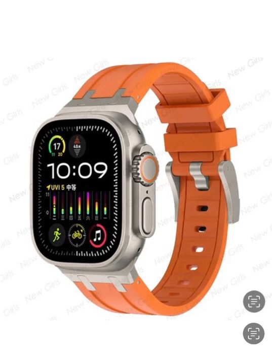 Curea Husa Incarcator Titanium Soft Iphone Apple Watch Ultra