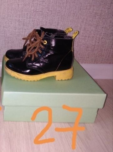 Весенние ботинки из натур.кожи (Unichel, 27 размер)