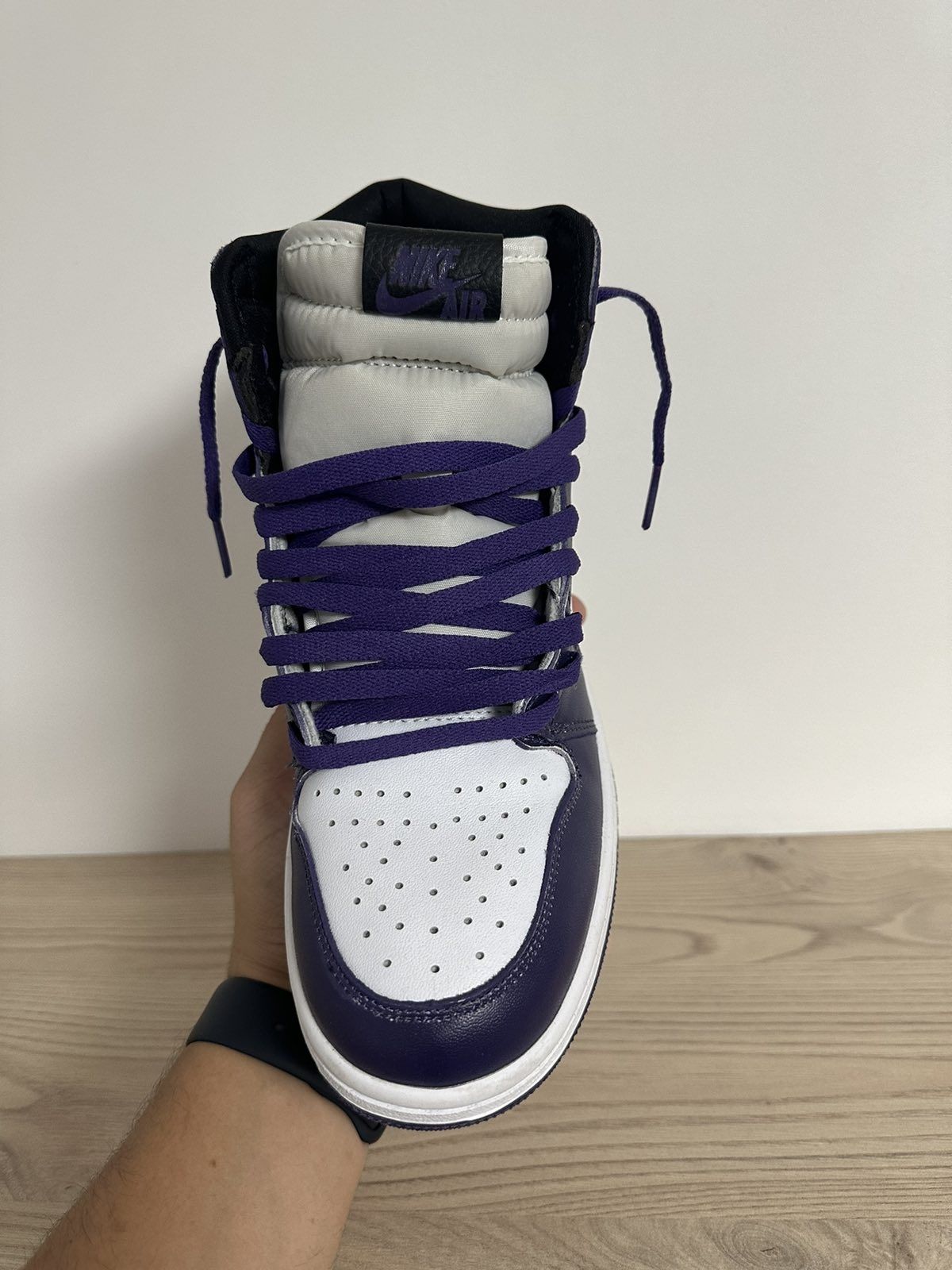 Маратонки-Air jordan retro 1 high court purple