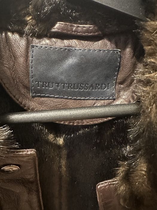 Кожено яке Trussardi