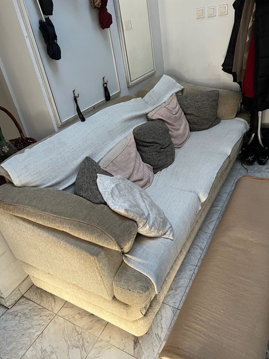 Подарявам 2 дивана и 1 фотьол - холна гарнитура, 3 броя