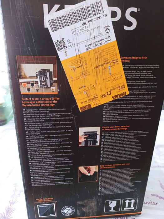 Espressor automat KRUPS Sensation – Nou, Sigilat, Preț Special