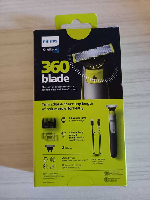 Philips OneBlade360 Original aparat electric pt Barba si Corp