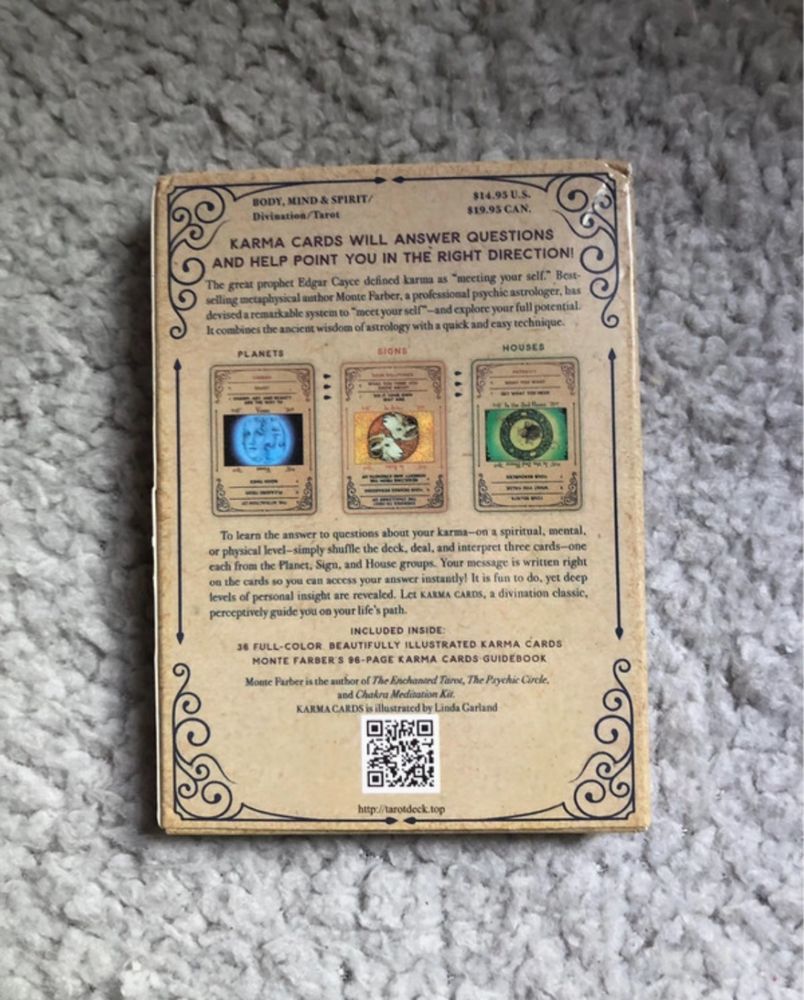 Set Carti Oracol Karma Cards Tarot