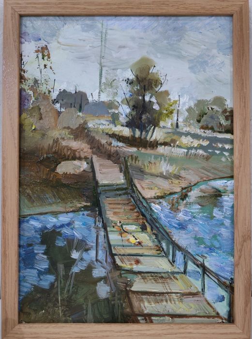 Картина маслом небольшая-10000