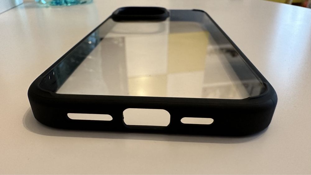 Husa spigen ultra hybrid negru mat iphone 14 pro max