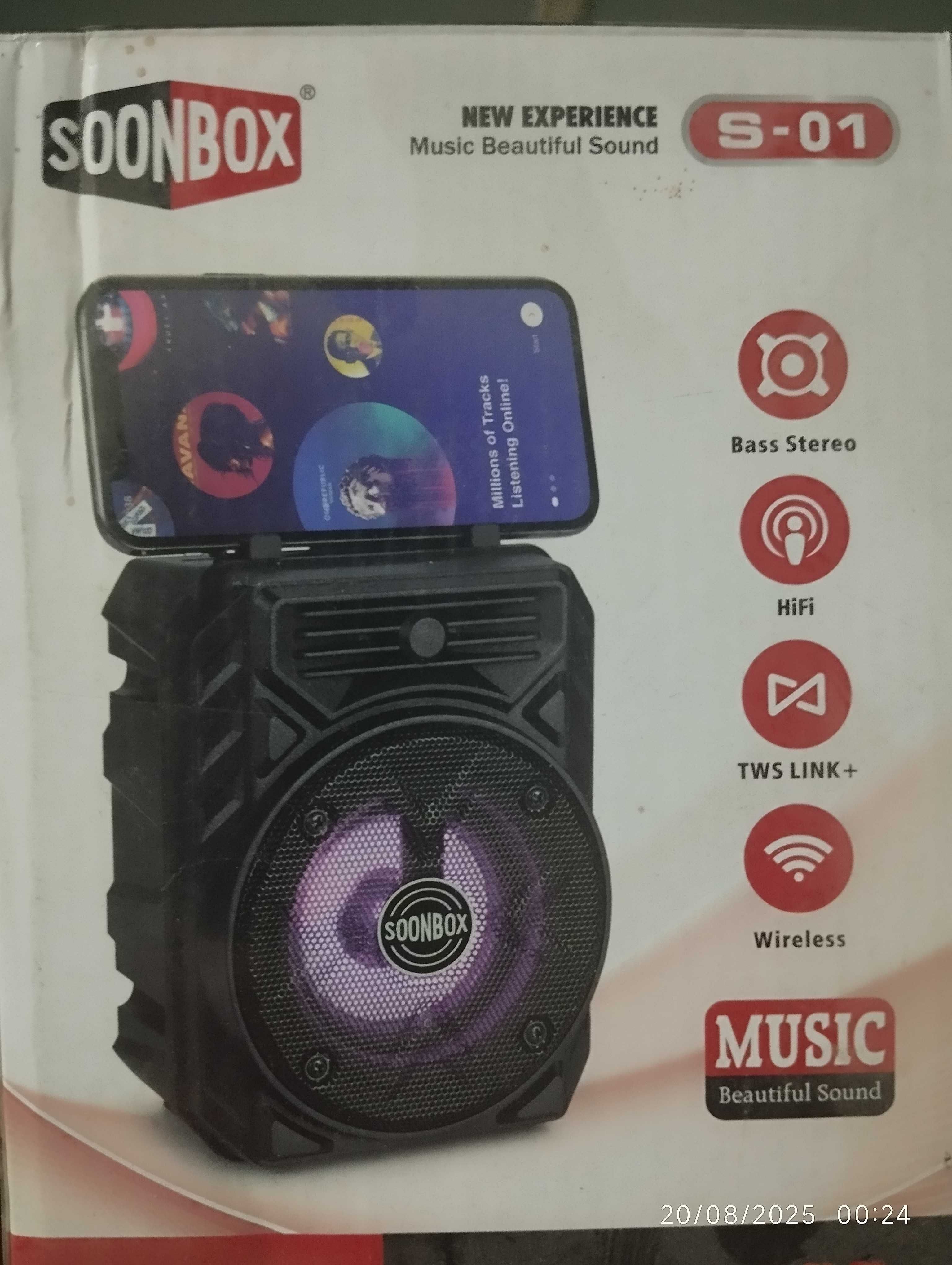 Kalonka soonbox-S11 qora rangda