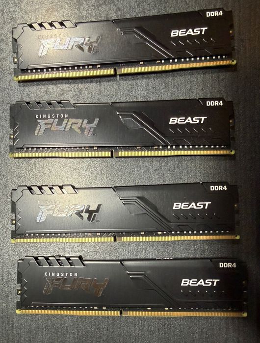 Memorie Kingston FURY Beast DDR4 128 GB (4x32GB)