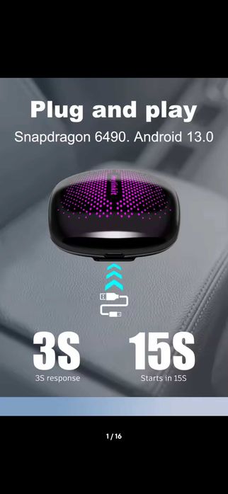 Vand Carplay Android Auto Box 8G + 128G ufs 8 cores