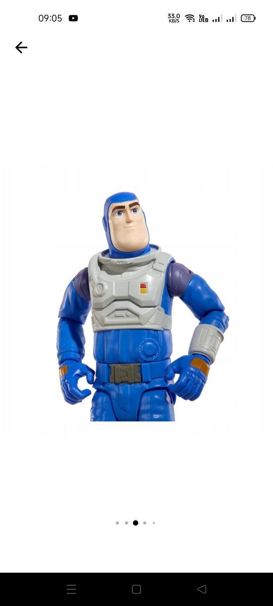 Figurina Buzz Mattel ToyStory  Multicolor 4 ani+