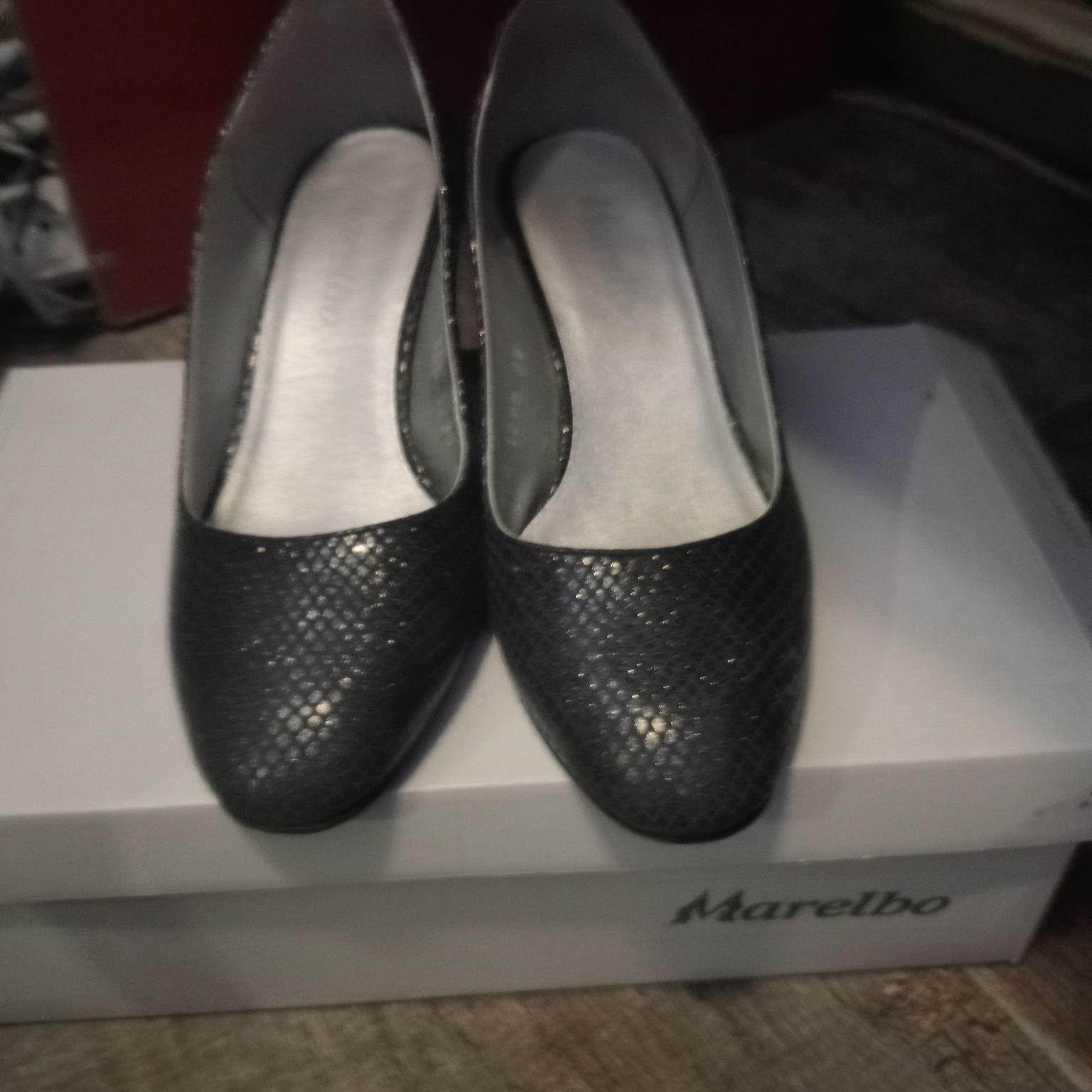 Pantofi dama Marelbo, piele,noi,nr.36