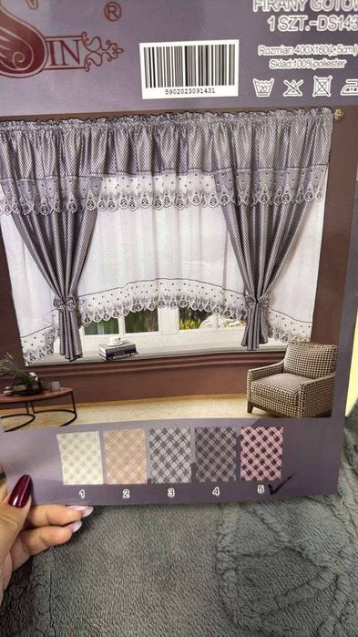 Seturi superbe perdea cu draperie