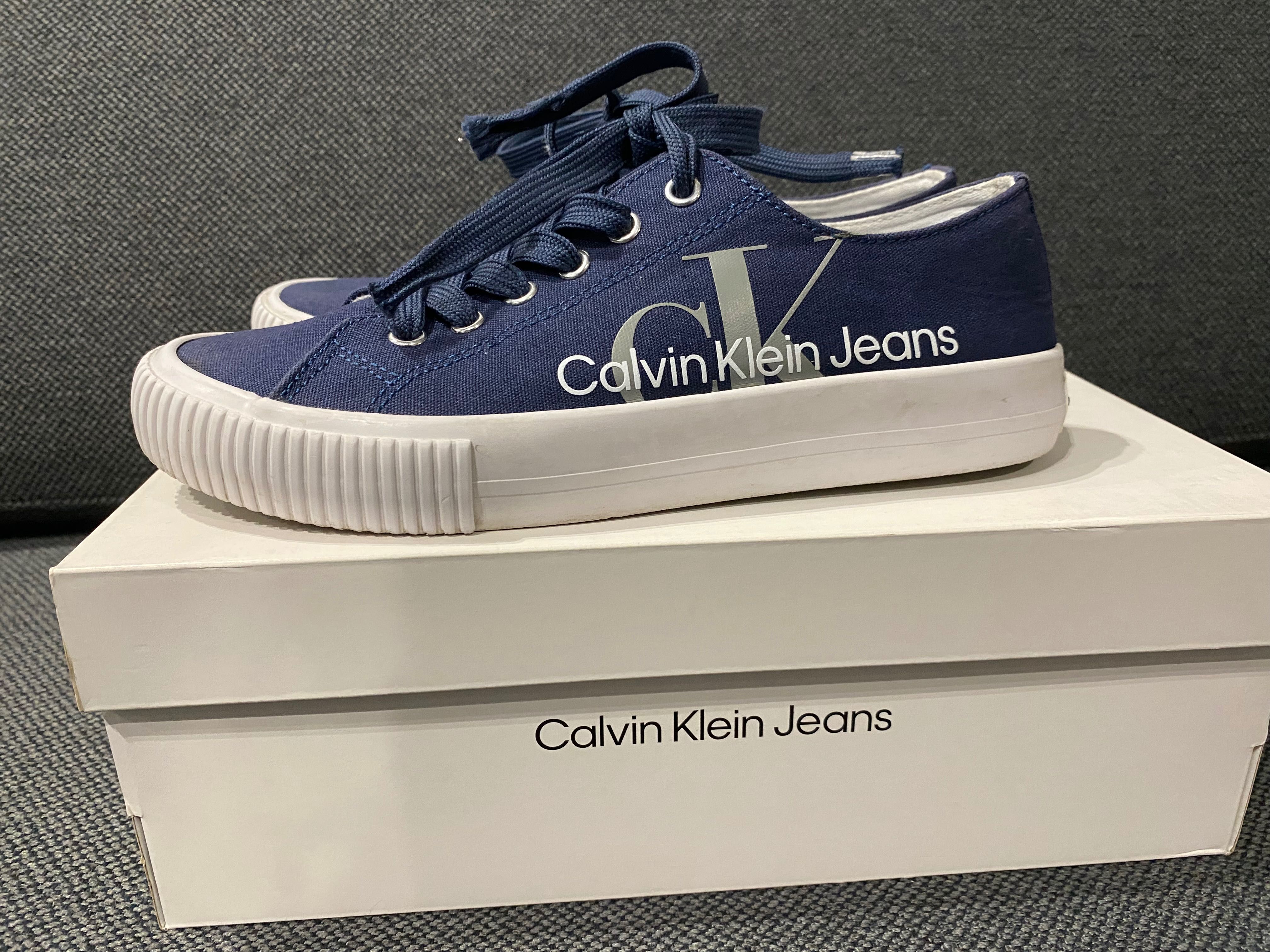 детски оригинални сини гуменки Calvin Klein, размер 35