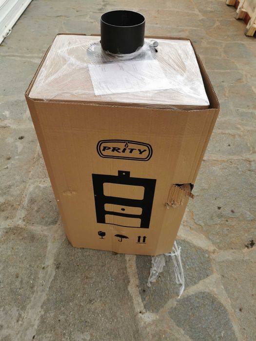 Камина Prity K1 9 kW на твърдо гориво - печка на дърва и въглища