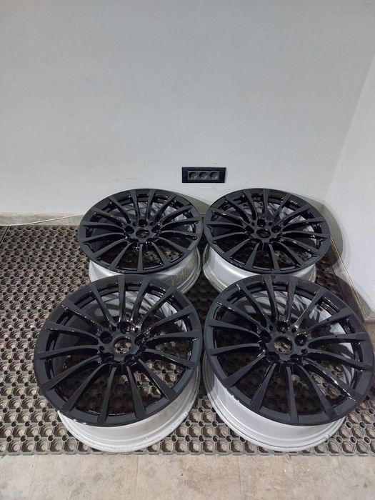 set jante 18 originale bmw 5 g30 g31 6 gt g32 style 619 negre