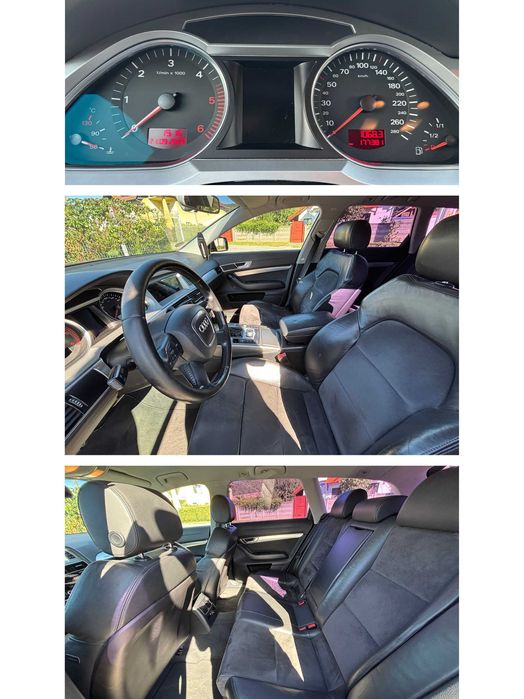 Audi A6 C6 Allroad – cutie manuală, interior Alcantara