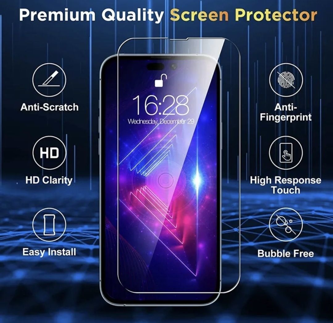 Folie protectie ecran + camera iPhone 15 Pro Max