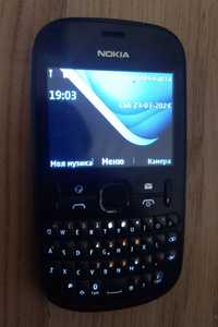 Nokia Asha 201 + зарядно