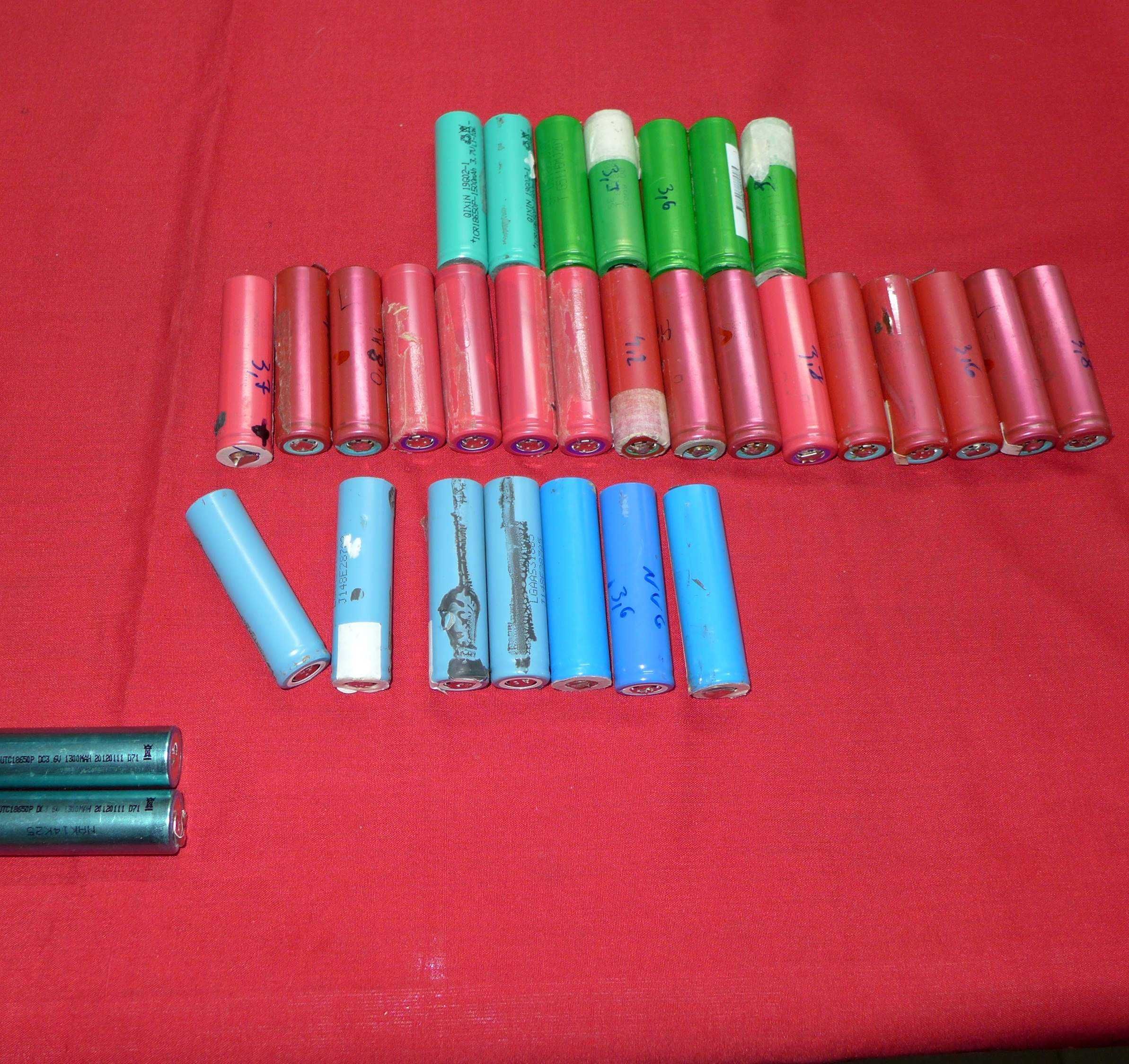 Маркови Акумулаторни батерии 18650 Sony,Sanyo,LG Li Ion
