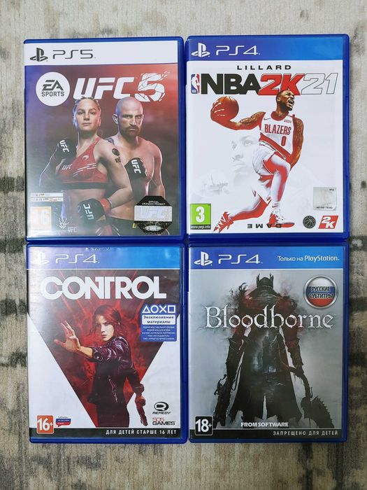 Диски на PS4/PS5 идеальное состояние