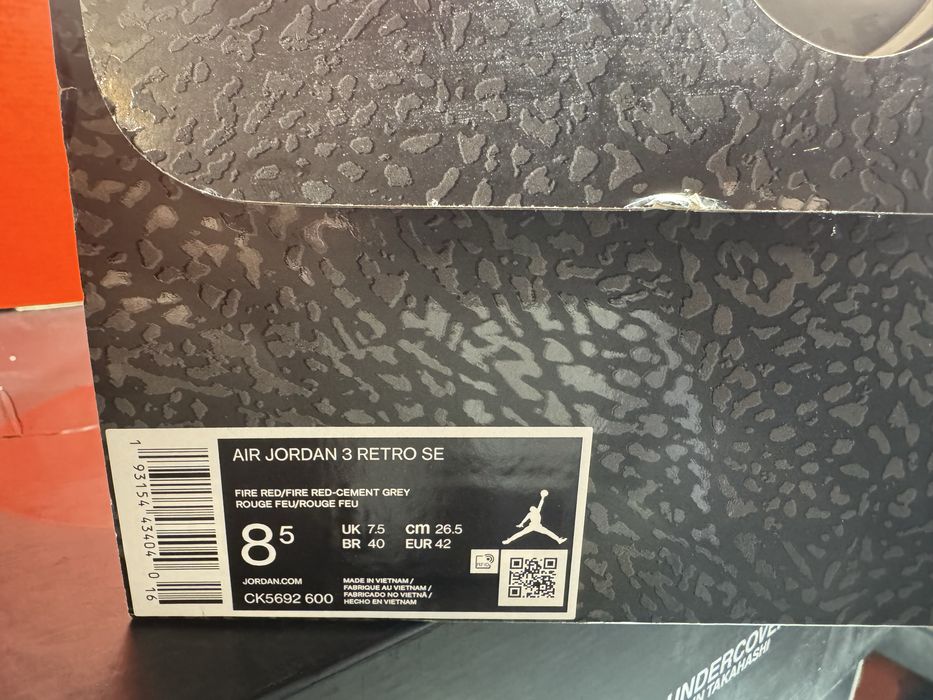 Оригинални! Nike Jordan 3 Retro - 41,42 ShoeMag