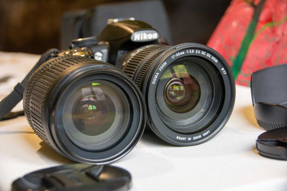 NIKON D3100 + 2 обектива + чанта