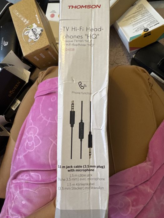 Casti Hi-Fi, Thomson, Negru